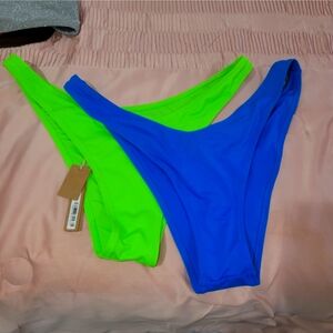 Skims Cheeky Tanga bikini bottom bundle!!  Sz XL